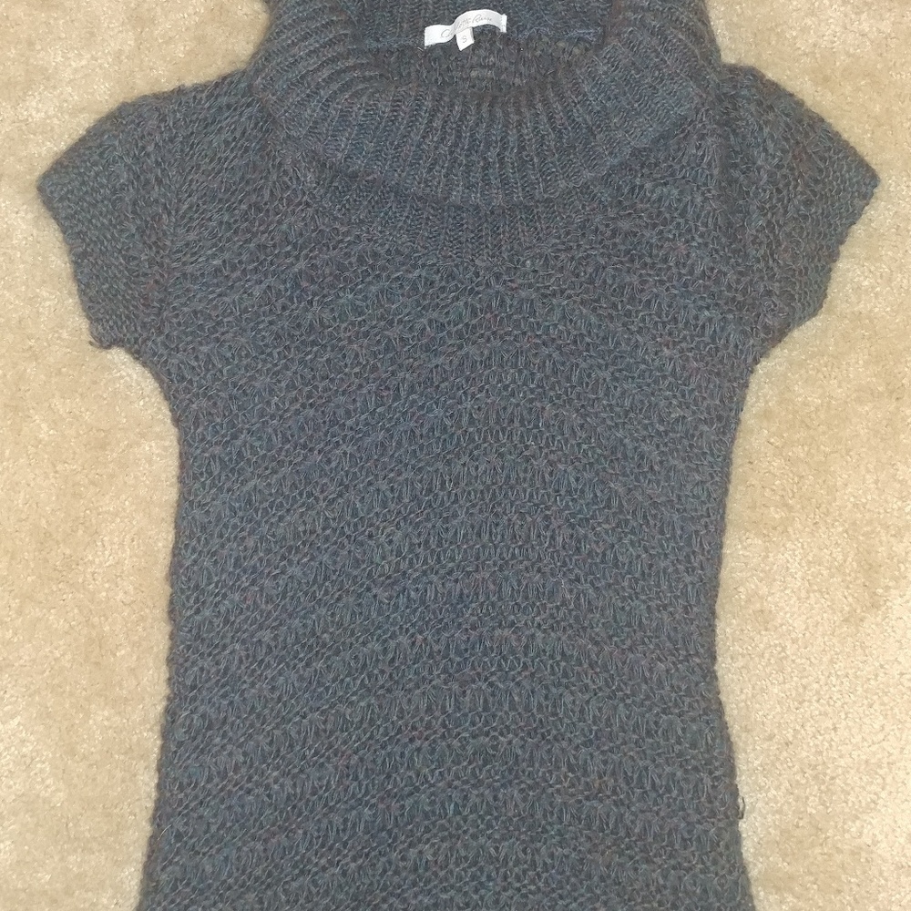 Dark blue knit sweater